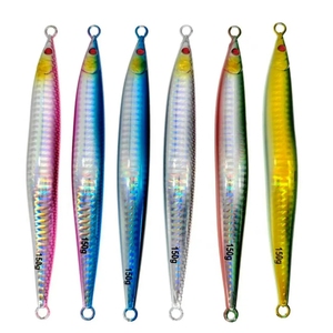 OEM UV luminoso 130g 160g plomo pesca <span class=keywords><strong>Jigging</strong></span> señuelo de fundición larga rápido hundimiento Vertical Metal Jigs para atún Río y Lago posición - Product Image 6