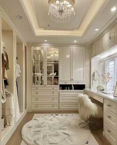 Armarios de ropa Muebles funcionales para dormitorios con diseño contemporáneo y amplio espacio de almacenamiento Armario de madera - Product Image 2