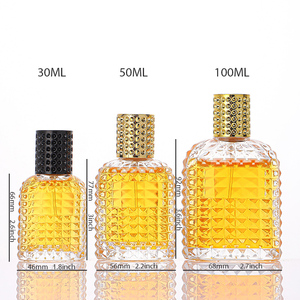 Flacone di Profumo Campione Gratuito, Logo Personalizzato, Bottiglia di Vetro Unica per Profumo 100ml Trasparente con Dettagli Dorati - Product Image 4