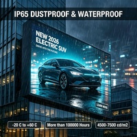 Pantalla LED para Exteriores P5 de Alto Brillo, 960x960 mm, 3 Años de Garantía, para Grandes Centros Comerciales, Medios Promocionales, Directo de Fábrica