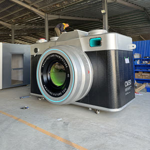 Nouvelle conception, faible coût, <span class=keywords><strong>maison</strong></span> capsule Luban en forme d'appareil photo, utilisable pour les camions de crème glacée, les camions de nourriture, les camions de café mobiles - Product Image 5