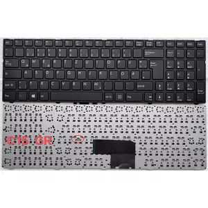 Clavier GR pour <span class=keywords><strong>MEDION</strong></span> <span class=keywords><strong>AKOYA</strong></span> P7653 MD61173 MD61088 MD61089 MD61190 MD61191 Couleur noire - Product Image 2
