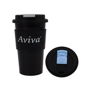Morandi style plastic reusable high quality coffee cup sublimation exquisite milk tea cup