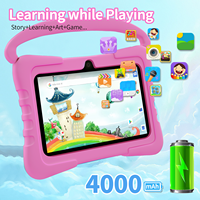 Linda Tablet Infantil Q88 de 7 Pulgadas, Tablet Educativa para Niños, Aprendizaje y Juegos, Android OEM, Tablet de 7 Pulgadas, Mini PC de 8GB