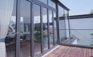 Porte vitrée pour villa, utilisation fixe, verre fixe, USA Canada, fenêtre fixe, double vitrage, norme AS2047 NFRC AAMA, porte en verre aluminium - Product Image 6