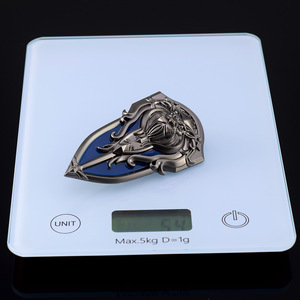 World of Warcraft Azeroth Shadowmourne y cabeza <span class=keywords><strong>de</strong></span> león réplica <span class=keywords><strong>escudo</strong></span> Combo Set 170g medalla artesanía Decoración - Product Image 4