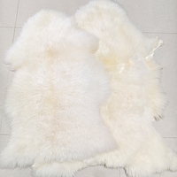 Peau de mouton naturelle à poils longs 110-130 cm, fourrure de mouton véritable pour la fabrication de manteaux de luxe, la sellerie automobile, la décoration intérieure et les tapis