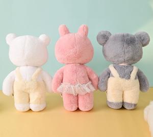 Personalizado 31cm Oso Blanco Conejito Rosa <span class=keywords><strong>Chinchilla</strong></span> Peluches Animales <span class=keywords><strong>de</strong></span> <span class=keywords><strong>Peluche</strong></span> y Juguetes <span class=keywords><strong>de</strong></span> <span class=keywords><strong>Peluche</strong></span> - Product Image 3