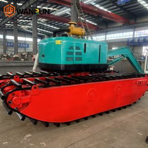 Chine prix d'usine <span class=keywords><strong>Caterpillar</strong></span> Swamp Buggy pelle amphibie <span class=keywords><strong>de</strong></span> dragage avec ponton flottant - Product Image 6