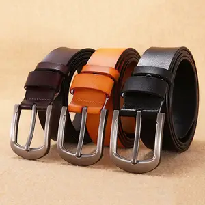 Wholesale Customized Genuine Leather Belts For Man High Quality Vintage Belts Leather Men