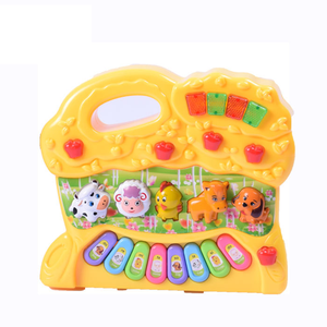 Piano musical électronique éducatif pour enfants, jouet pour l'éveil musical et le développement, avec des animaux de la ferme en dessin animé - Product Image 2