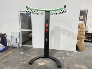 Machine d'arcade de réflexe de frappe au <span class=keywords><strong>football</strong></span>, jeu de défi de réaction au <span class=keywords><strong>football</strong></span> à monnayeur avec lumière LED pour salles d'arcade - Product Image 4