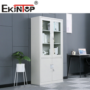 Ekintop Armoire <span class=keywords><strong>de</strong></span> <span class=keywords><strong>rangement</strong></span> <span class=keywords><strong>de</strong></span> bureau en métal pour <span class=keywords><strong>garage</strong></span> Armoire <span class=keywords><strong>de</strong></span> classement en acier Armoire en métal à 4 portes - Product Image 1