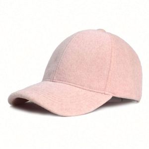 Gorras de Béisbol de Lana y Cachemira para Mujer, de Alta Calidad, Color Sólido, Cálidas para Invierno, Venta al Por Mayor - Product Image 2