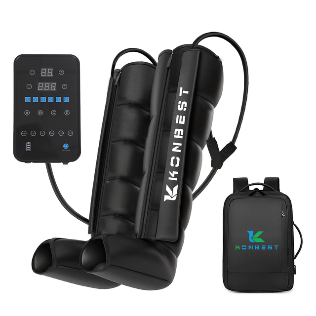Professional Rechargeable Sequential Device Therapy System Pneumatic Air Compression DVT Pump Sport Recovery Boots Leg Massage