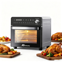 Anbolife Four à Friture Sans Huile 14L avec Fonction Maintien au Chaud, Fenêtre en Verre Transparent, Sans PFAS, Vente en Gros, Fabricant pour Propriétaires de Marques, OEM