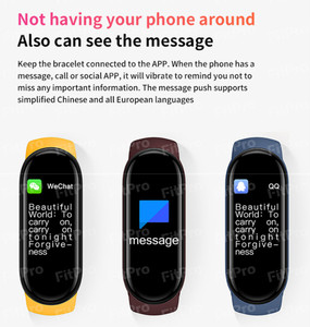 สมาร์ทวอทช์ M6 สายรัดข้อมืออัจฉริยะ 5 สี หน้าจอ AMOLED วัดอัตราการเต้นของหัวใจ ตัวติดตามการออกกำลังกาย สายรัดข้อมืออัจฉริยะสำหรับเล่นกีฬา M6 รุ่น DTG6 - Product Image 2