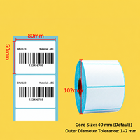 3-fach geschützte Thermodirekt-Etikettenrolle, wasserfest, ölbeständig, selbstklebend, Versand-Barcode-Aufkleber, 40mm Kern, verschiedene Größen, Großhandel