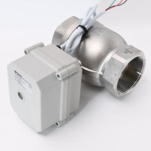 صمام كهربائي من الفولاذ المقاوم للصدأ ثنائي الاتجاه مقاس <span class=keywords><strong>2</strong></span> بوصة بجهد 12 فولت من تونهفلو مع وحدة تحكم - Product Image 2
