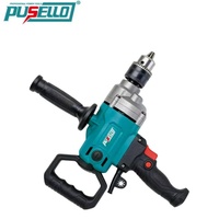 Perceuse à percussion électrique industrielle PUSELLO 1800W haute puissance, mélangeur de poudre de mastic, machine à mélanger la peinture, le ciment et le mortier portative 16MM