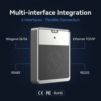 Lecteur d'accès multi-interface A168 AC8630, code QR, NFC, Wiegand26, Wiegand34, Ethernet, RS485, RS232, certifié CE, FCC, RoHS