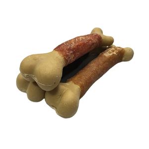 पालतू पशुओं की आपूर्ति OEM कुत्ते खाद्य चमरा से बना हुआ कैल्शियम हड्डी पालतू पशु व्यवहार knotted चबाना हड्डी कुत्तों के लिए - Product Image 3