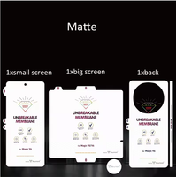 Film Hydrogel Mat Doux pour Huawei Pura X Max / pour Honor Magic V6 V5 V2 V2 RSR / Vs2 V3 Vs3 Protection d'écran avant et arrière HD transparente