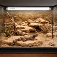 LuckyHerp T8 14W UVB10 Lampe Spirale Classique en Verre pour Reptiles Écologique Intérieur Toutes Saisons 15in JX-FL8T3605