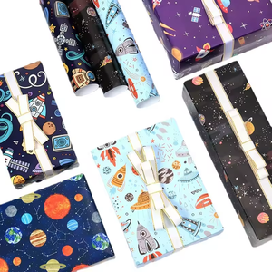 Custom Printed Eco-Friendly Reusable Wrapping Paper-Moisture Proof Adds Beauty Ceremony Packaging Assorted Colors Protects - Product Image 6