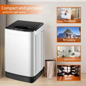 ホットセール全自動シングルタブ洗濯機10kg-15kg容量トップ電気新品状態-家庭用洗濯乾燥用