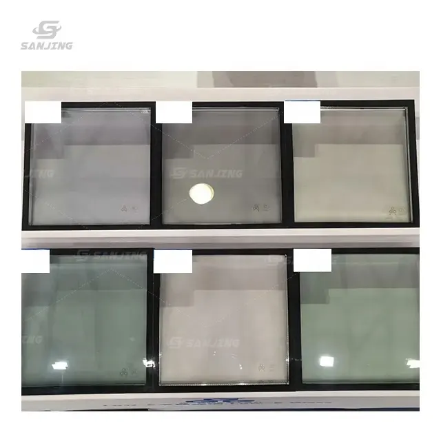 Sanjing-cristal templado para ventana comercial, 14 pies