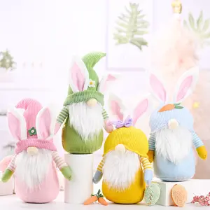 Wholesale Easter Crafts Cute Spring Decoration Holiday Gifts Ornaments Fabric Easter Gnome Decor Gifts