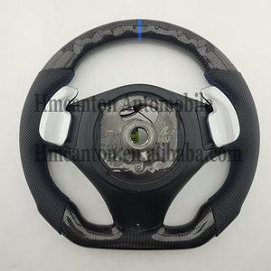 Volante Deportivo M de Fibra de Carbono y Cuero Perforado de Último Diseño para BMW Serie 3 E90 E91 E92 E93 - Product Image 6