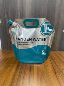 Bolsa de Agua Plegable de 5L, Libre de BPA, para Exteriores, Bolsa de Líquido Suave Reutilizable, Bolsa de Agua Kangen con Asa - Product Image 1