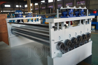 Machine de gaufrage à froid entièrement automatique pour tôles métalliques