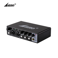 LAI22 produk penjualan terbaik profesional Desktop Usb 2 saluran Audio kartu suara Aksesori plastik portabel berkabel-1 buah CN;GUA