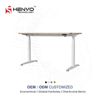 Bureau électrique contemporain en acier à double moteur, réglable en hauteur, fonction mémoire, pour le télétravail et le gaming – Offre Spéciale