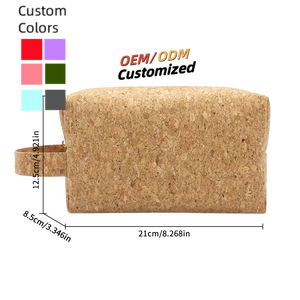 Manufacture Eco-friendly Premium Natural Cork <b>Bag</b> Waterproof Resistance <b>Bags</b> gift make up holiday <b>Bag</b> - Product Image 4