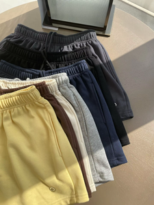 Pantaloncini in Spugna di Cotone a Sette Colori per Donna AloStyle, Etichette Originali, Sportivi, Casual, Lavorati a Maglia, Tre Quarti - Product Image 5