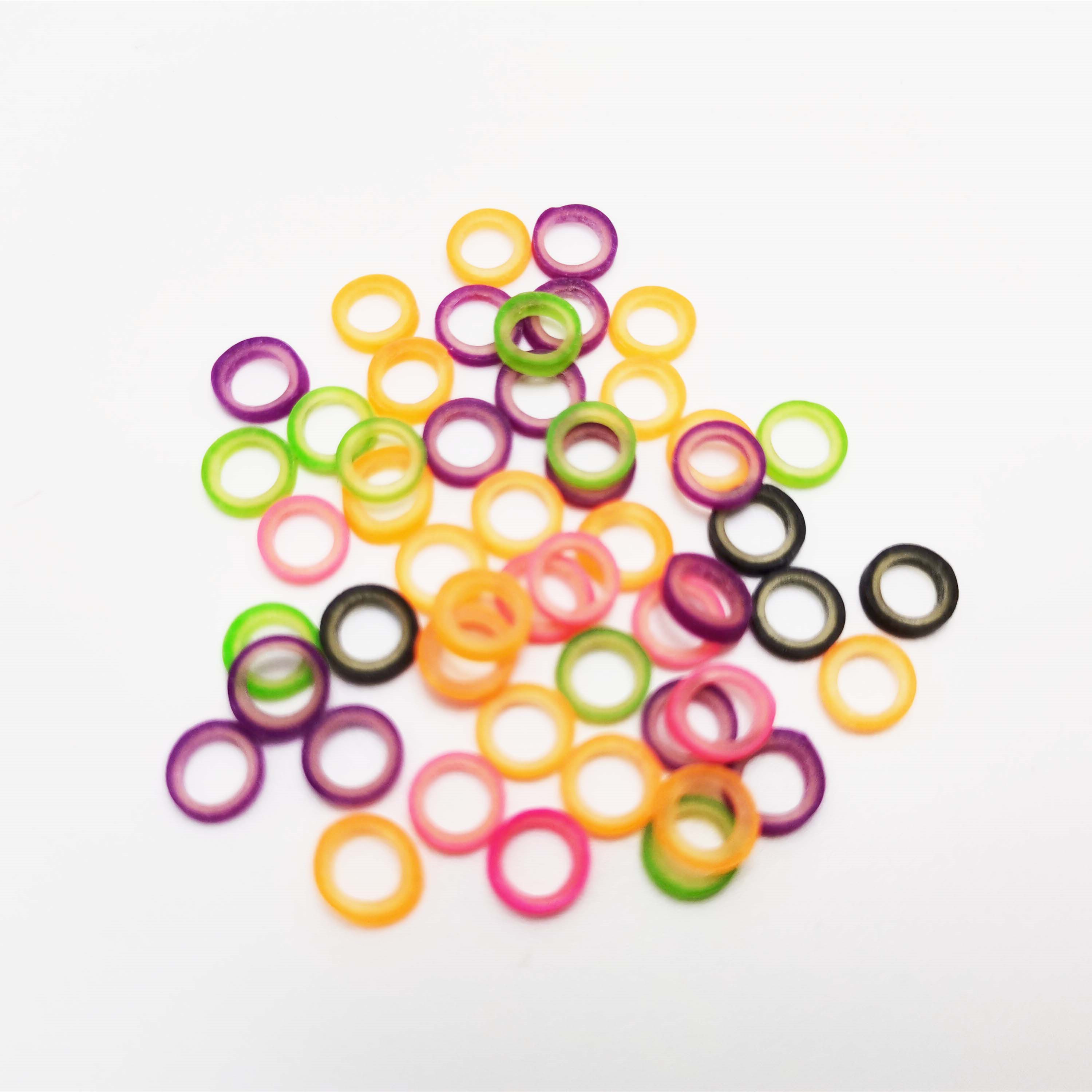Lot De 5 Bandes élastiques Orthodontiques Blanches - Pour Attaches Dentaires, Ligatures, Caoutchouc