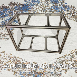 Grote glazen aquariumstandaard kast 6000 serie aluminiumlegering T-profiel op maat gesneden restaurantdecoratie extrusieprofiel - Product Image 2