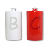 Bouteille de parfum écologique professionnel 100 ml en verre dépoli 30 bouteilles rondes noir blanc rouge pompe 100 ml bouteille de parfum
