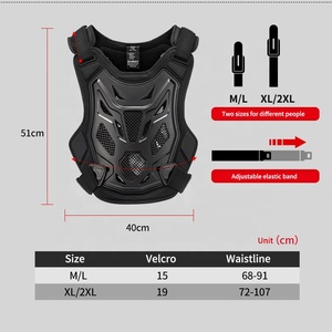 Motorcycle Armor Chest Vest for Cross-Country Riding Protective Rally Rider Gear with <strong>Back</strong> Support - Product Image 6