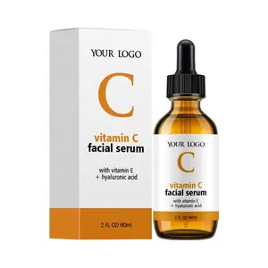 Face Care Serum Beauty Hot Sale Facial Vitamin C Brightening Serum With Vitamin E Hyaluronic Acid Serum For Face