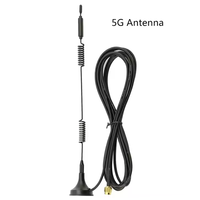 Antenne magnétique double bande 2G 3G 4G 5G LTE GPRS 600-2700MHz 12dBi-Male Connector GSM External Router Antenna Vertical 5M 3M