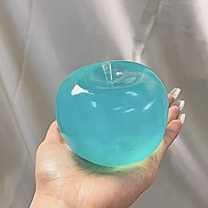 Xiaohongshu – Crème Vaseline artisanale ultra-fine en plastique, style cristal bleu, grand pomme, en boule à presser, unisexe, pour les 8-13 ans - Product Image 3