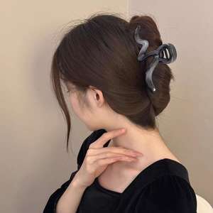 Haut de gamme grand Volume requin pince accessoire de <span class=keywords><strong>cheveux</strong></span> pour femmes dégradé arc pince à <span class=keywords><strong>cheveux</strong></span> chapeaux Durable en plastique femmes griffes de <span class=keywords><strong>cheveux</strong></span> - Product Image 3