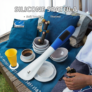 Thermomètre numérique en silicone avec spatule <span class=keywords><strong>de</strong></span> <span class=keywords><strong>cuisson</strong></span>, étanche, plage <span class=keywords><strong>de</strong></span> -50 à 300 °C, connexion magnétique pour la cuisine et le barbecue - Product Image 5