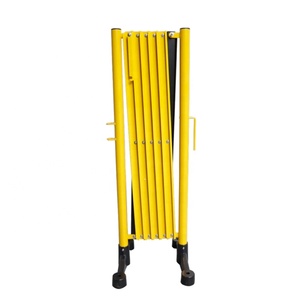 3.0m Extensible Sécurité Métal Accordéon Porte Extérieure Pliante Sécurité Routière Clôture Mobile Barrière Aluminium Barricade - Product Image 3