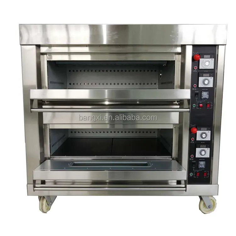 Hot Sale Bäckerei Ofen Rotations maschine 2 Deck Gas Backofen